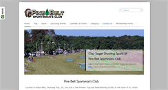 Desktop Screenshot of pinebeltsportsmansclub.com